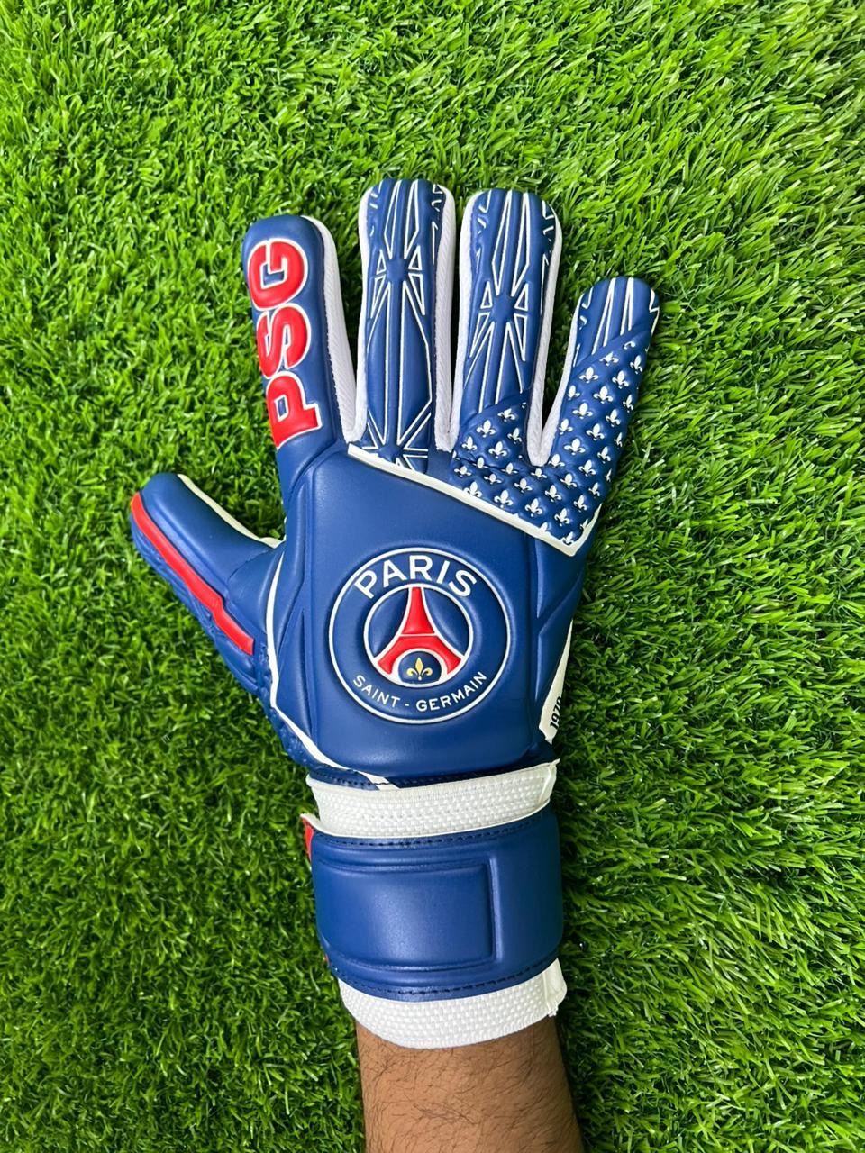 Dos du gant PSG : motifs, écusson et fermeture